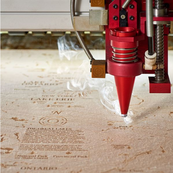 KANARISCHE INSELN 3D Holz Wandkarte - Version S